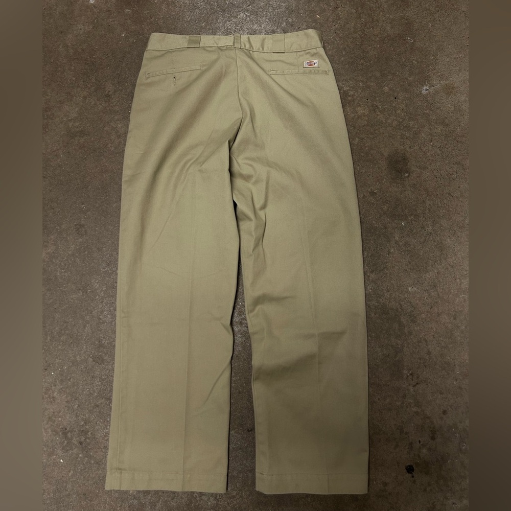 Dickies y2k Wide Leg Chino Khaki Work Pants